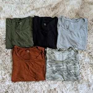 a.n.a t-shirt bundle of 5